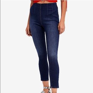 Free People Ultra High Pull-On Skinny Jeans